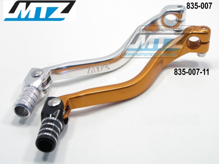 Řadička (řadicí páka) Suzuki DRZ400 / 00-22 - zlatá