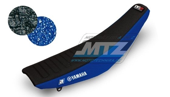 Potah sedla Yamaha YZF250 / 10-13 - barva modro-černá - typ potahu DG2