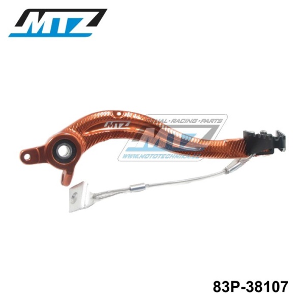 Pedál brzdy KTM 125SX+144SX+150SX / 07-15 + 250SX / 07-16 + 250SXF+350SXF+450SXF / 07-15 + 125EXC+200EXC / 08-14 + 250EXC+300EXC / 08-15 + 250EXCF+350EXCF / 09-16 + 450EXC+500EXC / 12-16 + 450SMR / 12
