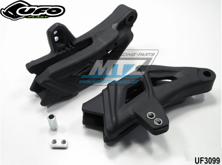 Vodítko řetězu KTM 125+144+150+250SX / 07-10 + 250+350+450SXF / 07-10 + 125+200+250+300EXC / 08-11 + 250+350+400+450+500+530EXCF + KTM690 + Husaberg TE125+250+300 + FE390+450+570 / 09-14 - barva černá