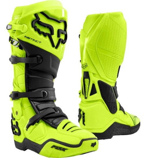 boty Fox Racing Instinct  Fluo Yellow