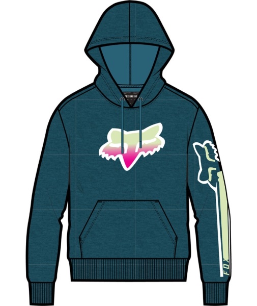 Dámská mikina Fox Vizen Pullover Fleece Heather Midnight Blue