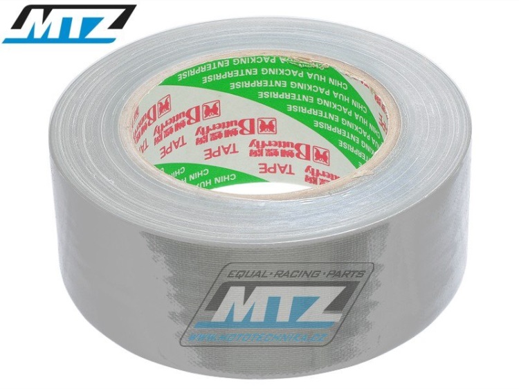 Páska americká (páska textilní Duct Tape) - 48mm x 50m - stříbrná