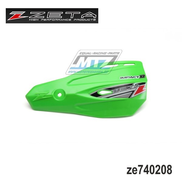 Kryty páček ZETA Impact-X2 včetně montážního kitu - ZETA ZE74-0208 - zelené