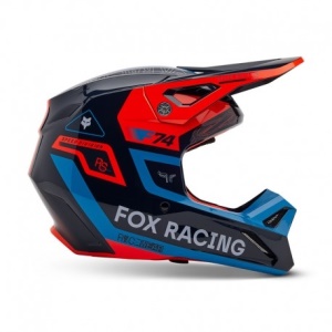 helma FOX V1 RACE SPEC NAVY BLUE dětská