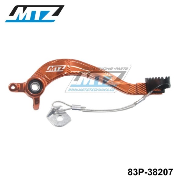 Pedál brzdy KTM 85SX / 03-17 + Husqvarna TC85 / 14-17 - oranžový