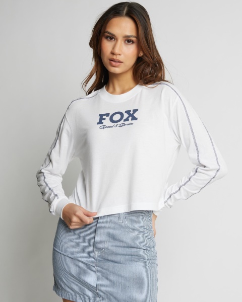 tričko FOX Womens Speed & Service Long Sleeve Crop Tee