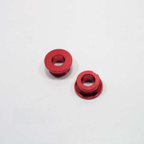 Rozpěrky na osu předního kola ZETA ZE93-3261 - Kawasaki KX80+KX85 / 98-23  + KX100+KX112 / 98-23 - červené