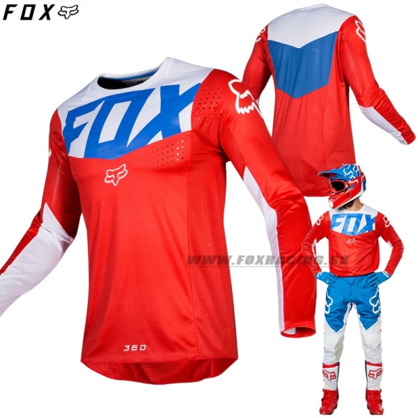 dres Fox 360 Kila jersey blue red