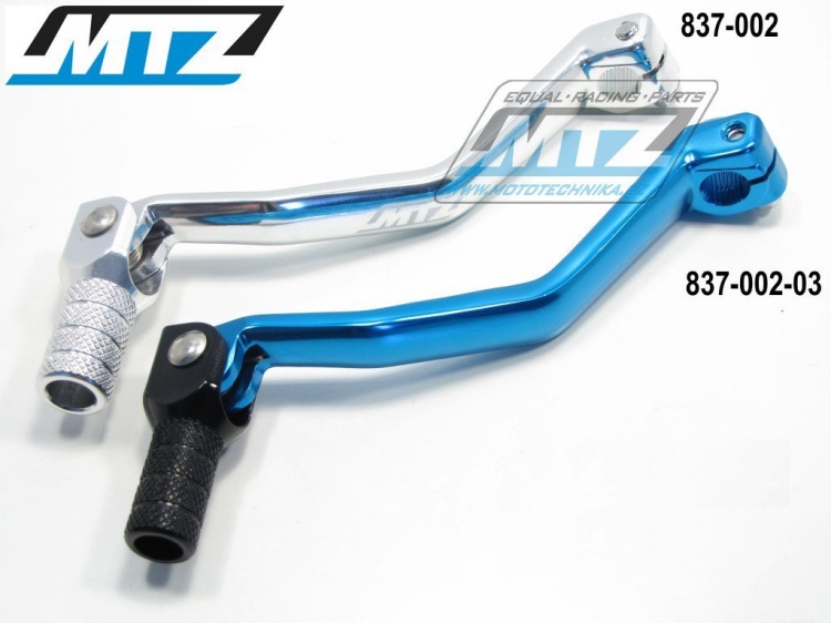 Řadička (řadicí páka) Yamaha YZF450 / 03-05 + AJP PR5 - stříbrná