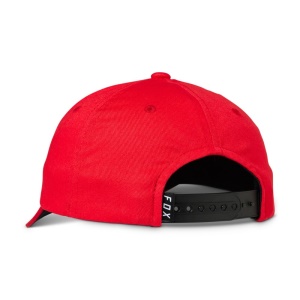 dětská kšiltovka Fox Yth Shield 110 Snapback Hat Flame Red OS