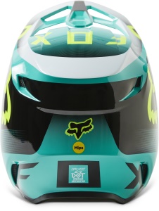 helma Fox Racing Kids V1 Leed Teal 2023