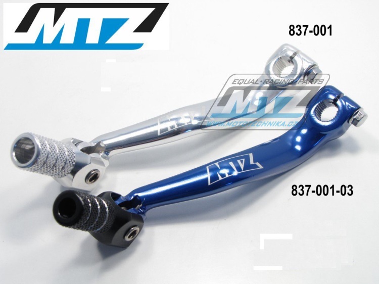 Řadička (řadicí páka) Yamaha YZ125 / 96-04 - stříbrná