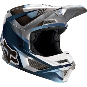 helma FOX V1 Motif Helmet Blue Grey dětská S