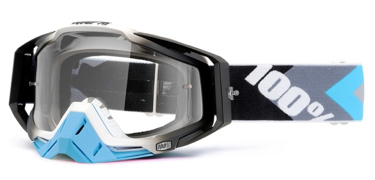 brýle 100%  Racecraft Hyperion blue čiré sklo