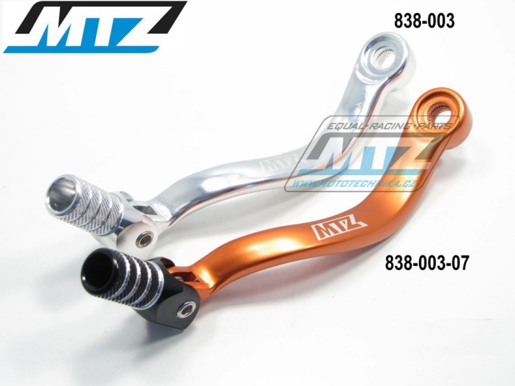 Řadička (řadicí páka) KTM 2takt+4takt SX+SXF+EXC+EXCF + Husqvarna TE+TC+FE+FC + Husaberg TE125 + Gas-Gas MCF+ECF+EXF - oranžová