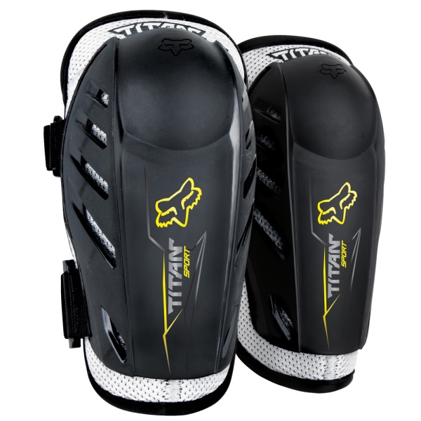 Pánský MX chránič Fox Racing Titan Sport Elbow Guard Black S/M