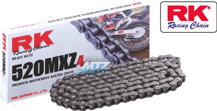 Řetěz RK 520 MXZ4 (118čl) - netěsněný/ bezkroužkový