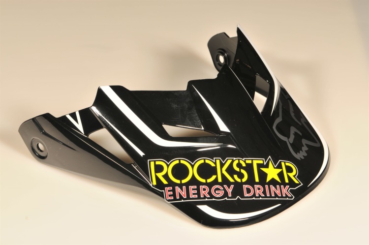 Náhradní kšilt Fox V1 Rockstar Helmet Visor Black 2XS/S