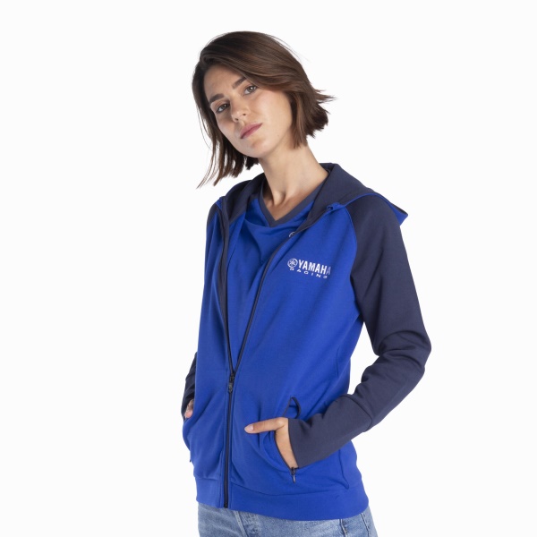 mikina s kapucí  Yamaha Paddock Blue dámská