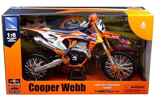 model motocyklu KTM 450 SX-F Cooper Webb 1:6