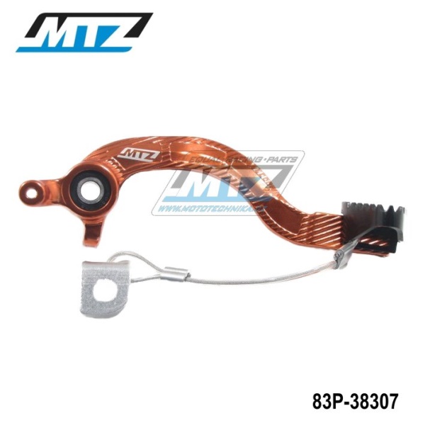 Pedál brzdy KTM 65SX / 09-23 + Husqvarna TC65 / 17-23 + Gas-Gas MC65 - oranžový