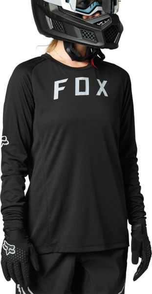dres FOX Womens Defend LS Jersey - Black