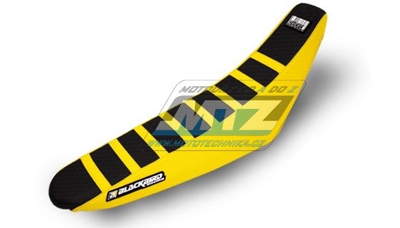 Potah sedla Suzuki RMZ450 / 08-17 - barva černo-žlutá - typ potahu ZEBRA